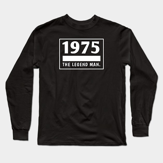 1975 birthday Long Sleeve T-Shirt by BlackMeme94